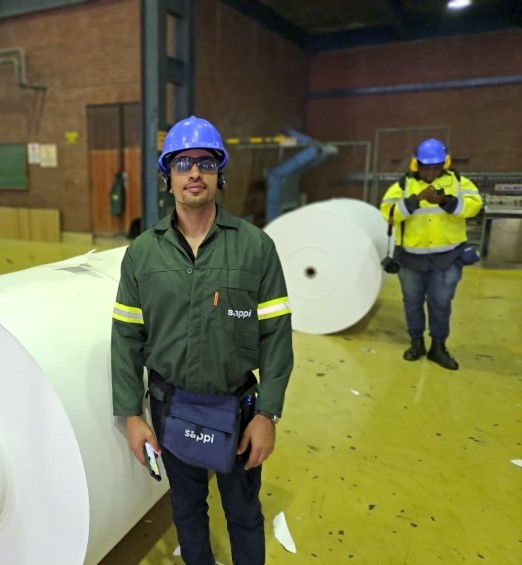 Devendra Gupta from FSC at the Saiccor Mill