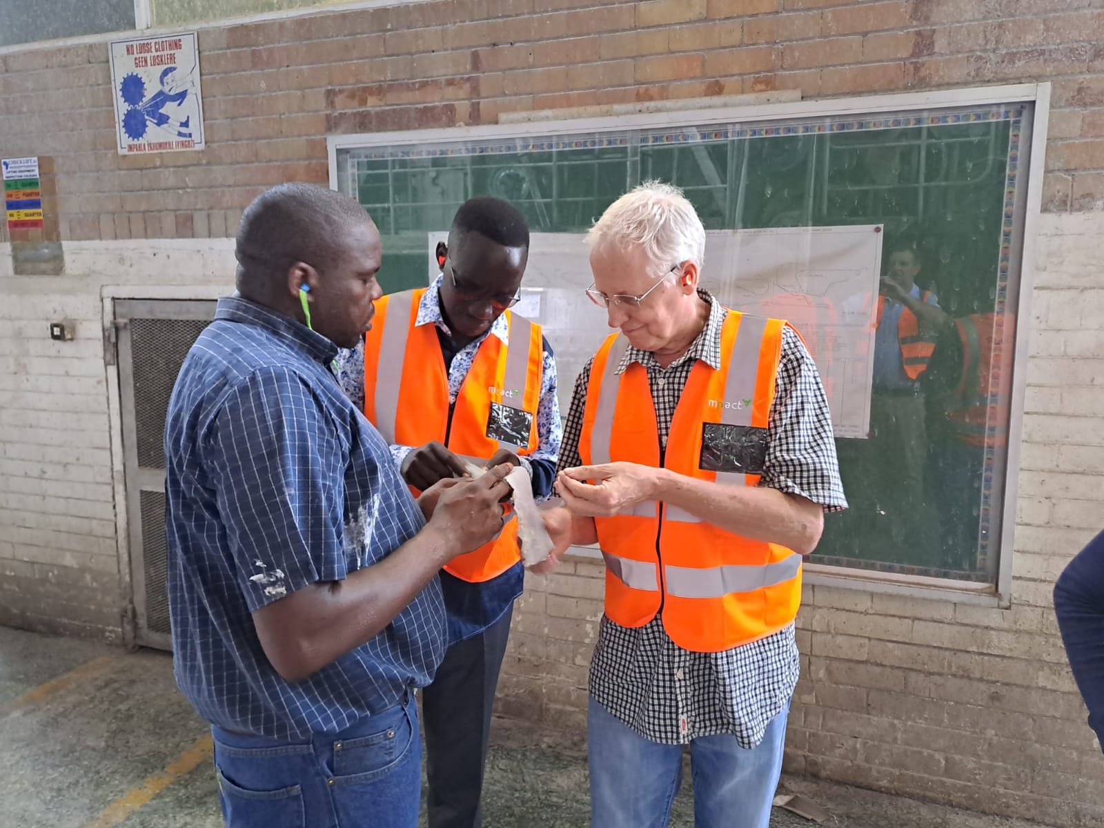 Richard Fergusson and Peter Alele in South Africa