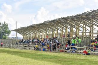 Stadium of Life West Stand during match.jpeg