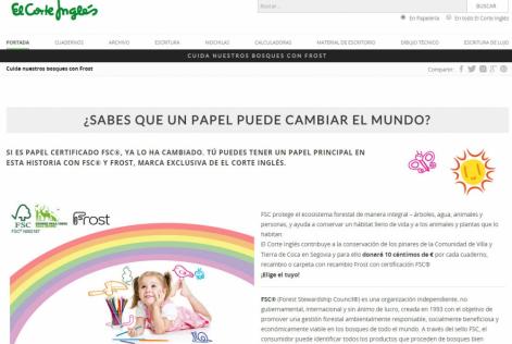 El Corte Inglés brings Forests For All Forever to its stores